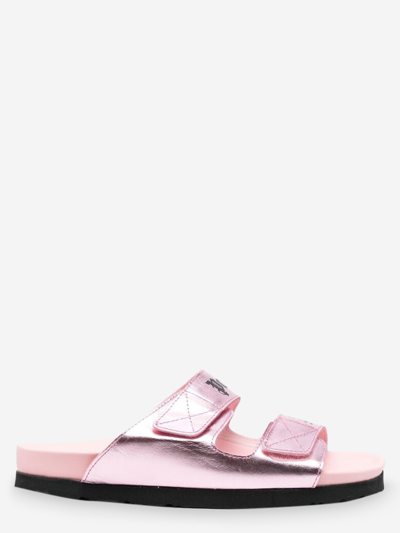 Palm Angels Leather Slides In Pink