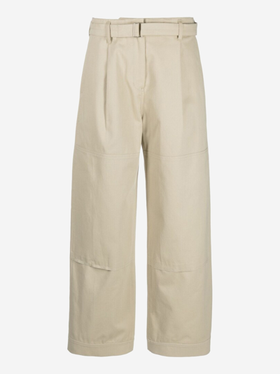 Low Classic Straight-leg Tapered Trousers In Green