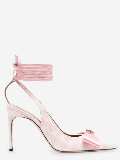 Malone Souliers Emily 95mm Bow-detail Pumps In Pink