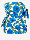 Philosophy Di Lorenzo Serafini Multicolor Flower Bloom Off-shoulder Top In Multicolor