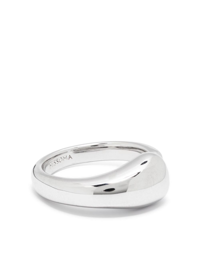 Missoma Organic Polished-finish Open Ring In Silver