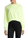 COTTON CITIZEN Milan Cropped Crewneck Sweatshirt