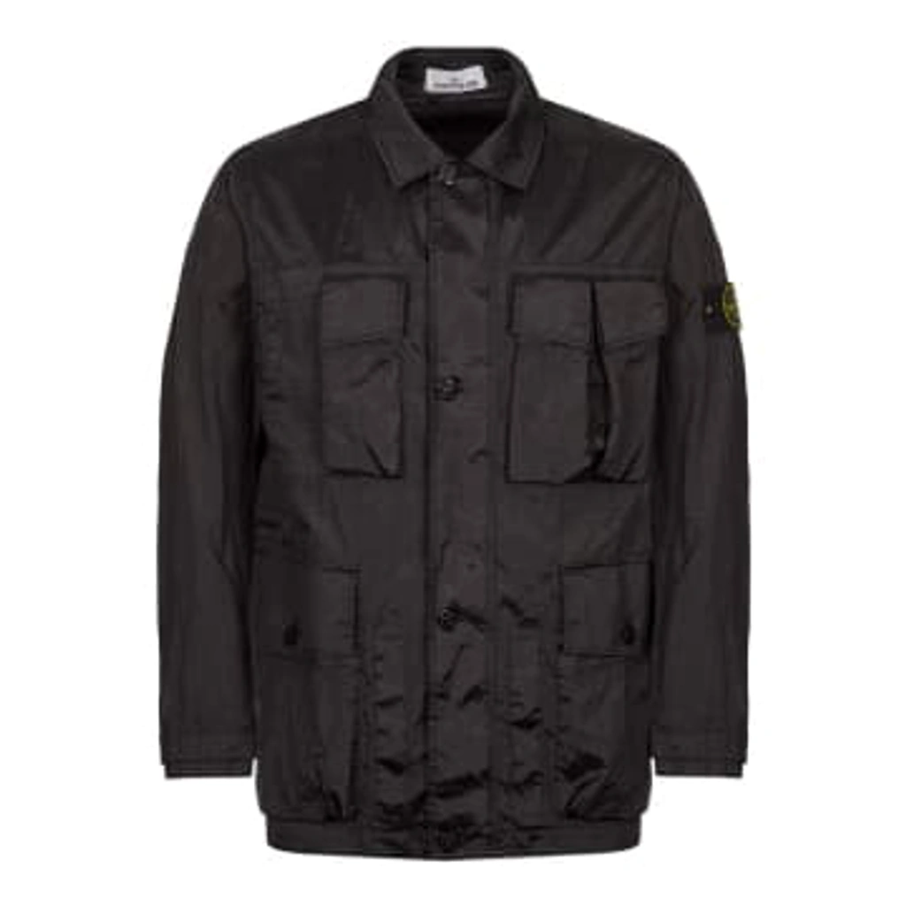 Stone Island Black Nylon Metal Watro Tc Field Jacket | ModeSens