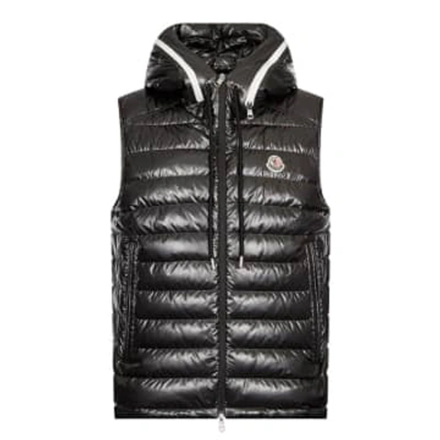 Moncler Akaishi Quilted Down Waistcoat In Black