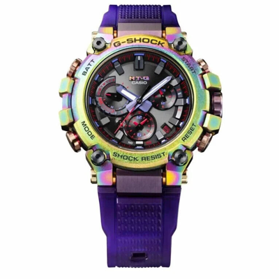 Pre-owned Casio G-shock Aurora Oval Rainbow Limited Edition Watch Mtgb3000prb-1a