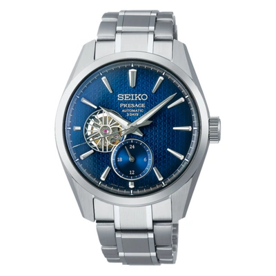 Pre-owned Seiko Presage Sharp Edged Open Heart Automatic Watch Sarj003 / Spb417 Usus