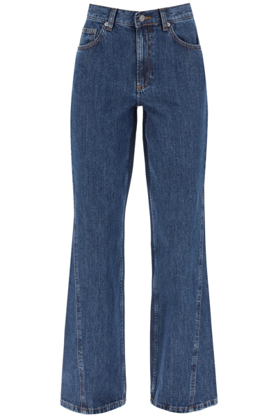 Apc High-rise Flared Jeans In Blue