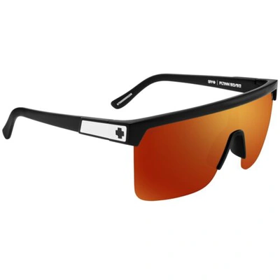 Pre-owned Spy Optic Flynn 5050 Sunglasses Polarized Happy Boost Black Orange 3day Ship