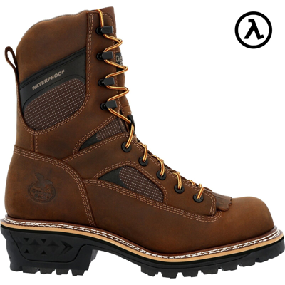 Pre-owned Georgia Boots Georgia Ltx Logger Composite Toe Waterproof Work Boots Gb00617 - All Sizes - In Brown