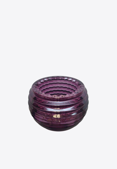 Baccarat Eye Votive Candle Jar In Purple