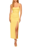 SUSANA MONACO SUSANA MONACO SLEEVELESS BODY-CON MIDI DRESS