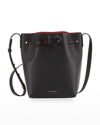 Mansur Gavriel Mini Mini Vegetable-tanned Leather Bucket Bag In Cammellodolly