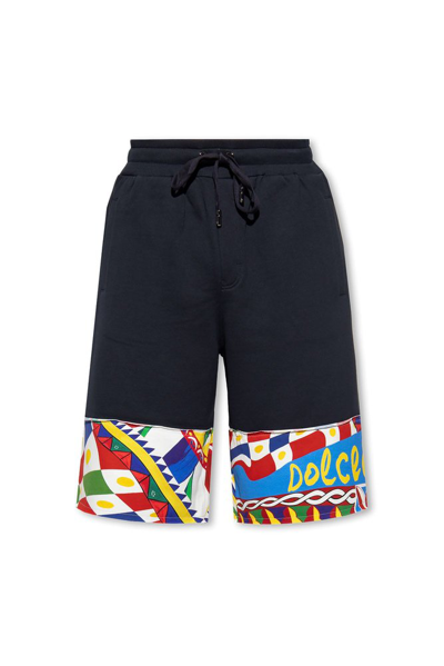 Dolce & Gabbana Carretto Print Shorts In Multi