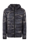 CANADA GOOSE CANADA GOOSE LABLE PRINTED CROFTON HOODED JACKET