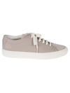 Common Projects Achilles Leather Sneakers In Light Pink Leather In Grey
