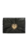 DOLCE & GABBANA DEVOTION LEATHER CROSSBODY BAG