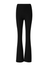 STELLA MCCARTNEY STELLA MCCARTNEY RIBBED KNIT FLARED LEGGINGS