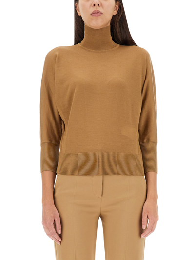 Max Mara Wool Jersey. In Beige