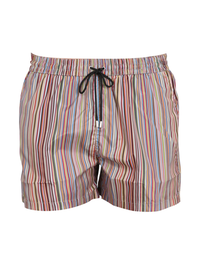 Paul Smith Multicolor Stripes Swimsuit In Multicolour