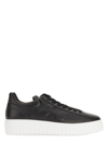 Hogan H- Stripes Sneakers In Black
