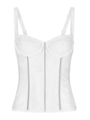 Dolce & Gabbana Lace Bustier-style Bodysuit In White