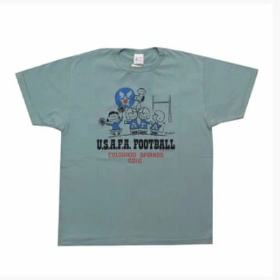 Buzz Rickson's Kids' Sage Peanuts Asafa Football T Shirt