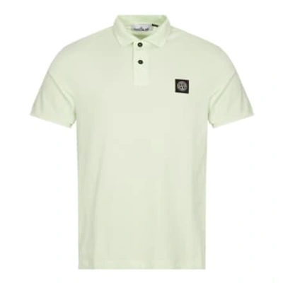 Stone Island Compass-patch Polo Shirt In Green