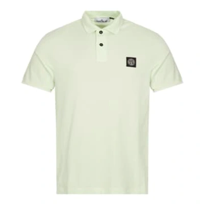 Stone Island 罗盘贴花polo衫 In Green