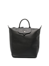 LONGCHAMP SMALL LE PLIAGE LEATHER BACKPACK