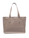 Longchamp Women's Le Foulonne Large Leather Tote Bag In Turtledove