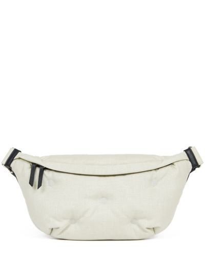 Maison Margiela Leather Belt Bag In White