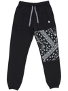 MARCELO BURLON COUNTY OF MILAN BANDANA-PRINT PANELLED COTTON TRACK PANTS