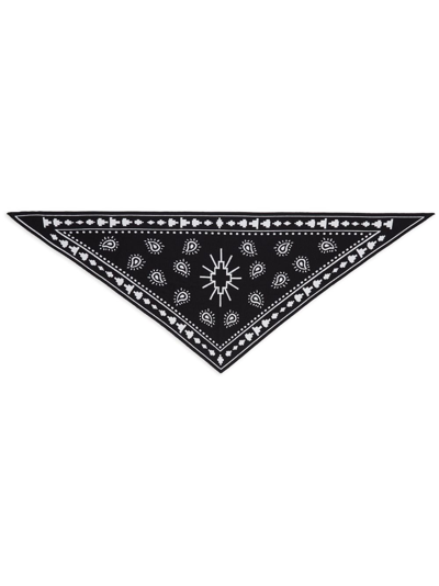 Marcelo Burlon County Of Milan Marcelo Burlon Wool Blend Scarf In Black