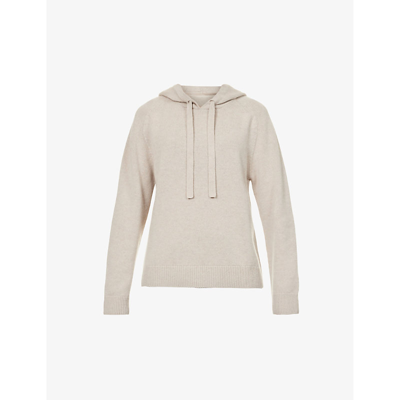 's Max Mara Anima Sweatshirt In Wool And Cashmere With Hood In Pink