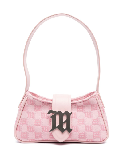 Misbhv Mini Jacquard Tote Bag In Rosa