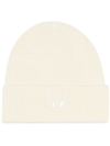 Diesel K-coder-fully B Logo Embroidered Beanie In White