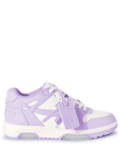 Off-white Out Of Office Sneakers In White Lilac (white)