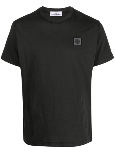 STONE ISLAND COMPASS-PATCH COTTON T-SHIRT