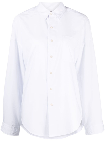 R13 Klassisches Hemd In White