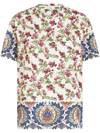 Etro T-shirt Mit Berries-motiven In Weiss
