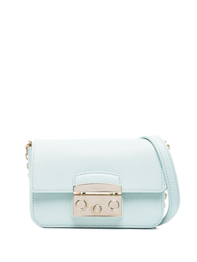 Furla Metropolis 迷你皮质斜挎包 In Green