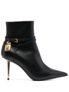 TOM FORD 80MM LEATHER POINTED-TOE BOOTS
