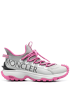 Moncler Trailgrip Lite2 Sneakers In Grey,pink