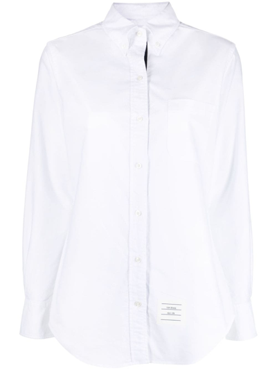 Thom Browne Oxford Shirt In White