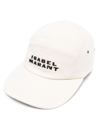 Isabel Marant Tyron Logo-embroidered Cotton Baseball Cap In White