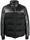 Moncler High-neck Goose-down Jacket In Black