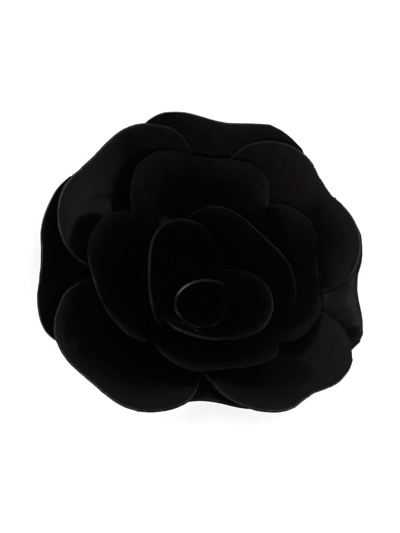Philosophy Di Lorenzo Serafini Floral Layered Brooch In Black