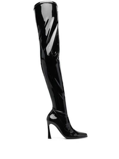 MAGDA BUTRYM RETRO 110MM THIGH-HIGH BOOTS