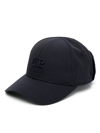 C.p. Company Structured Baseball Cap With Curved Visor And Embroidered Eyelets In Blue