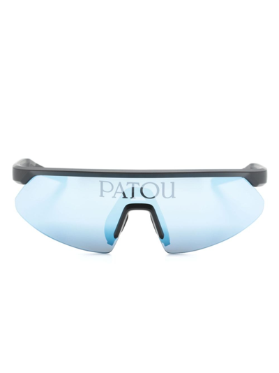 Patou X Bollé Visor Sunglasses In Blue